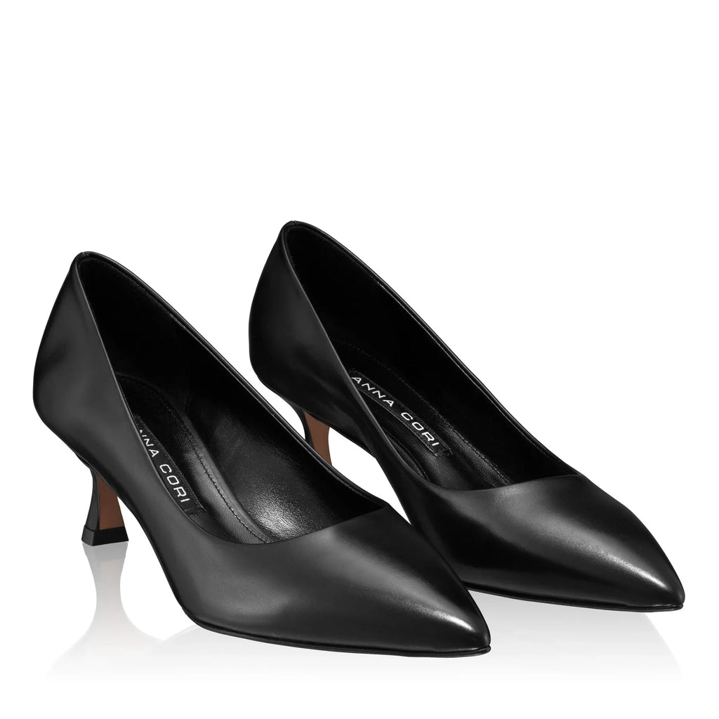 Pantofi Eleganti Dama 7510 Vitello Negru