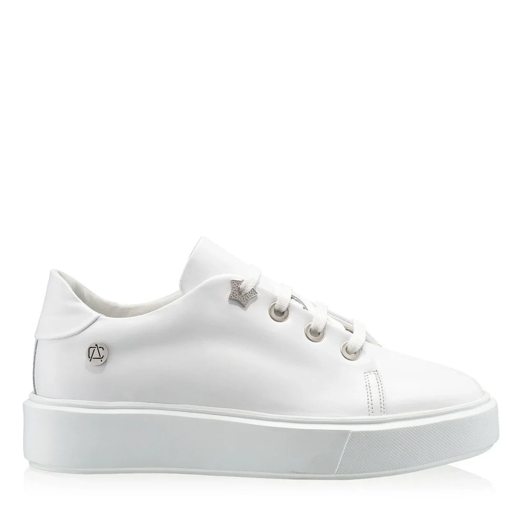 Pantofi Sport Dama 7117 Vitello Alb